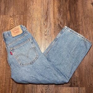 Levi's 569 Loose Straight Boys Jeans 8 Regular 24x22 Light Wash Denim